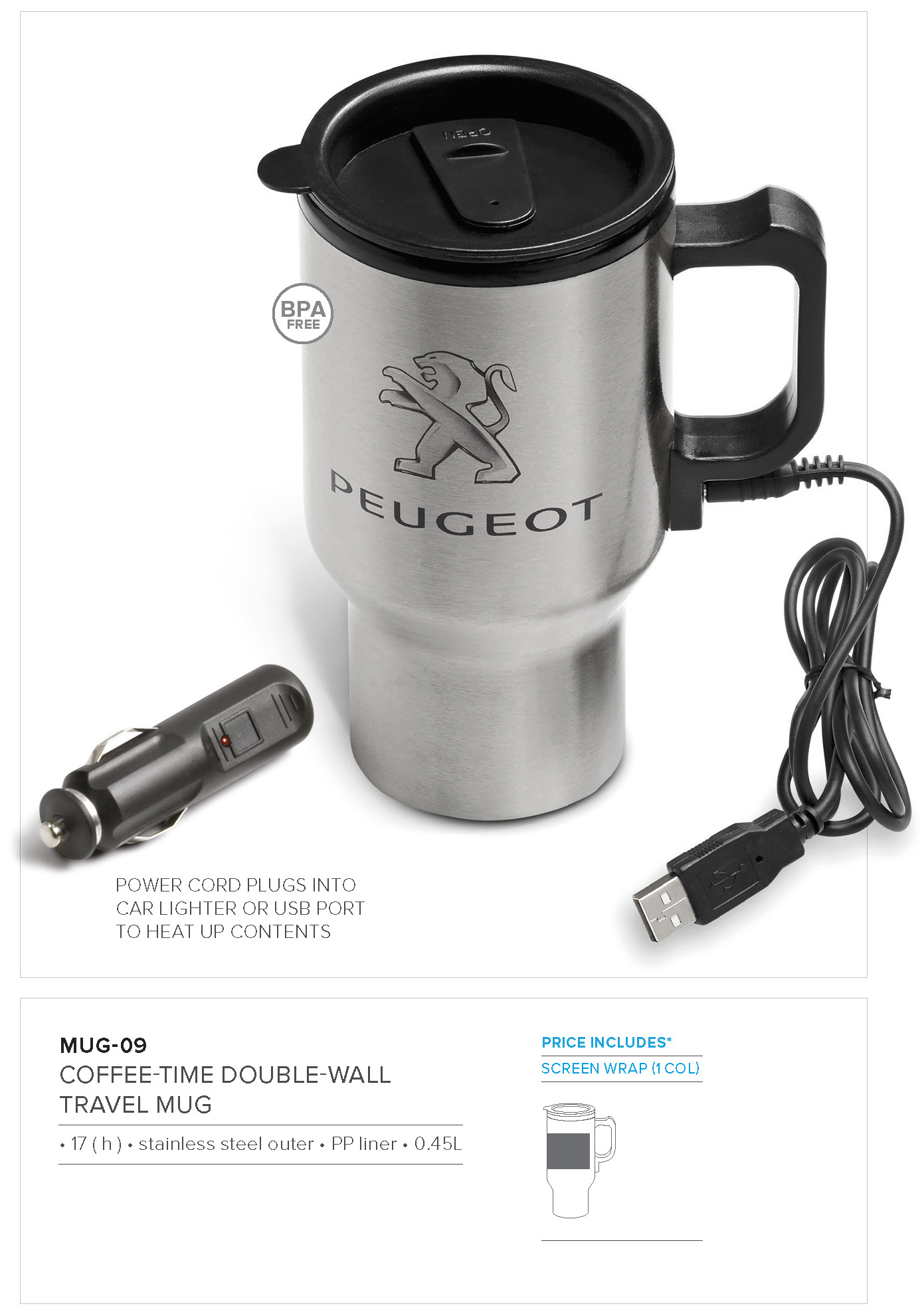 Coffee-Time Double-Wall Mug - 450ml